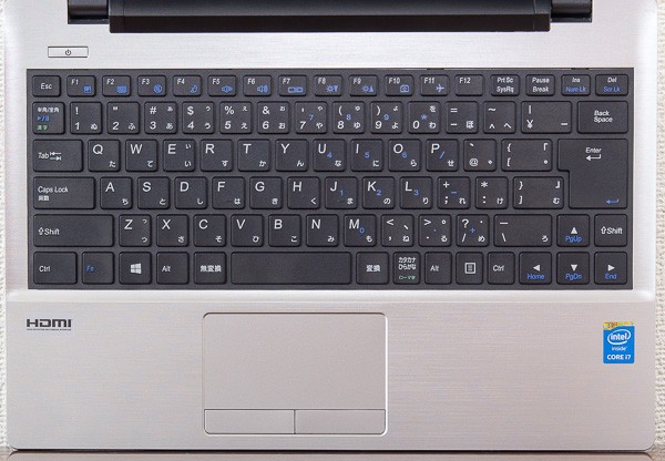 「LuvBook J」のキーボード