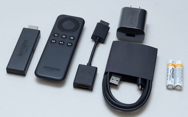 Fire TV Stickと付属品