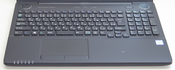 完成度の高いキーボード