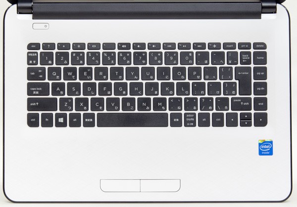 HP 14-ac100のキーボード