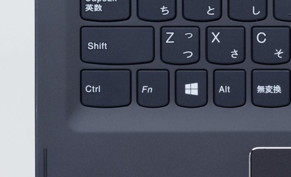 CtrlキーとFnキーの並び