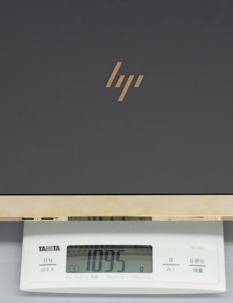 HP Spectre 13の重量