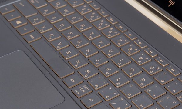 HP Spectre 13のキーボード