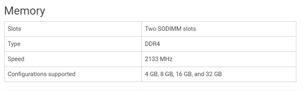 最大メモリー容量は32GB？