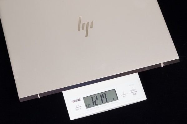 HP Envy 13の重量