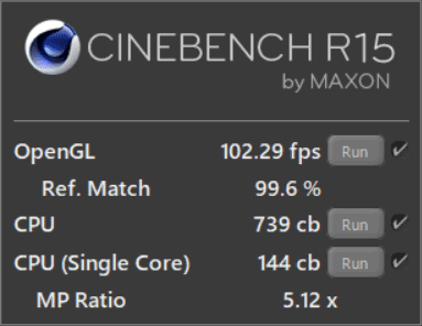 CINEBENCH R15