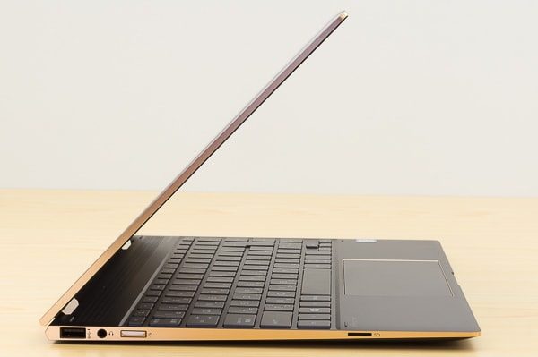 HP Spectre x360のインターフェース