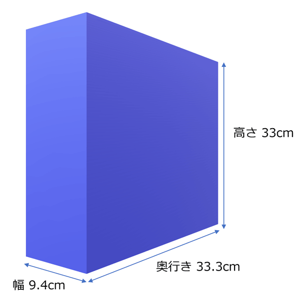 スリム型パソコンの平均サイズ