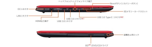 LAVIE Direct NS(R)インターフェース