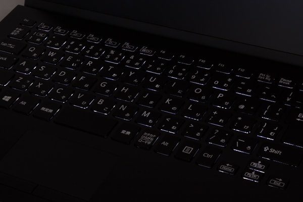 VAIO S13 キーボードバックライト