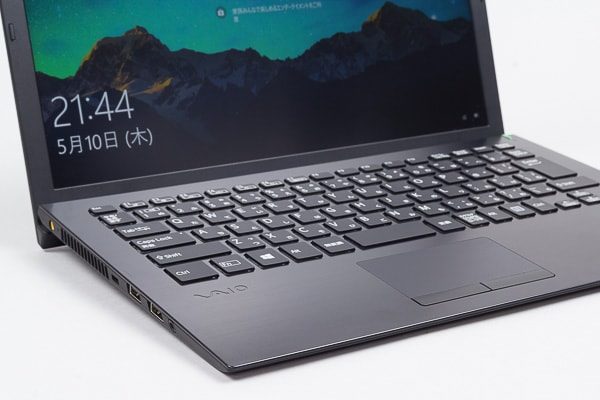 VAIO S13 キーボードの角度