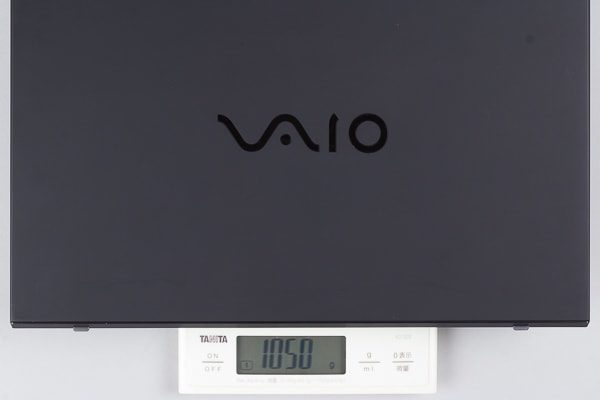 VAIO S13 重量の実測値