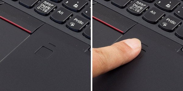 ThinkPad X280 指紋センサー
