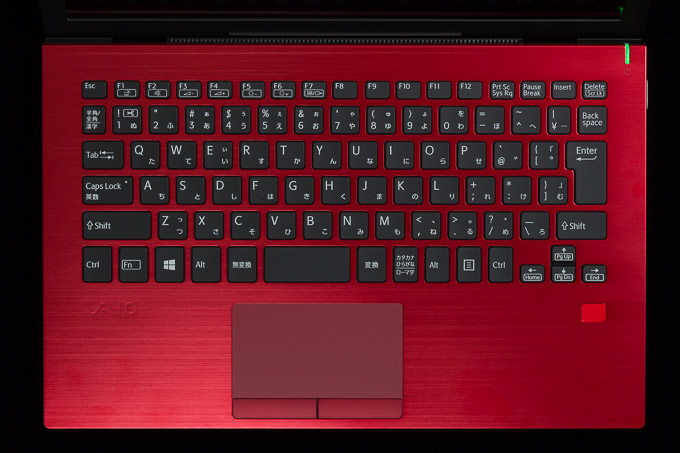 VAIO S11 | RED EDITION　キーボード