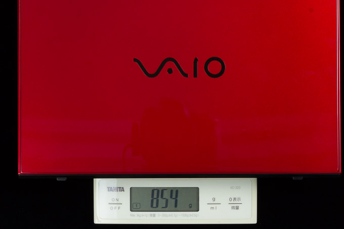 VAIO S11 | RED EDITION　重量の実測値