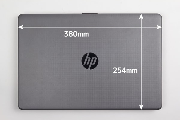 HP 250 G6　本体の大きさ