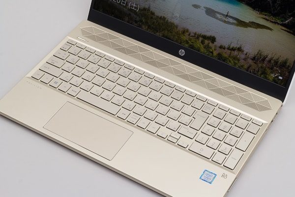 HP Pavilion 15-cs0000 キーボード面