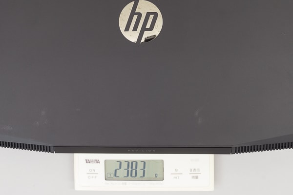 HP Pavilion Gaming 15 重さ