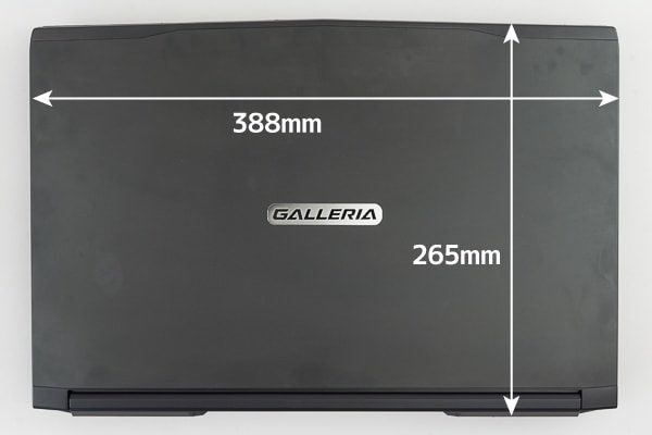 GALLERIA GCF1060GF　大きさ