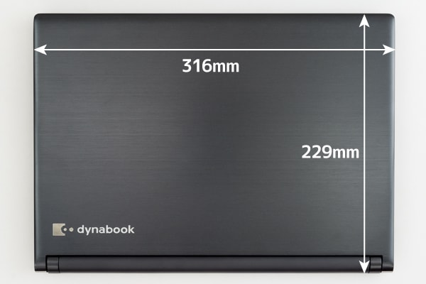 dynabook RZ83 大きさ