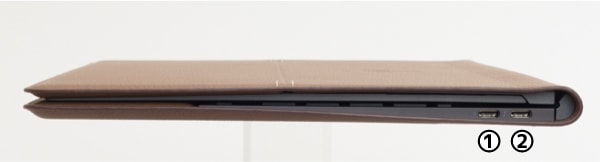 HP Spectre Folio 13 右側面