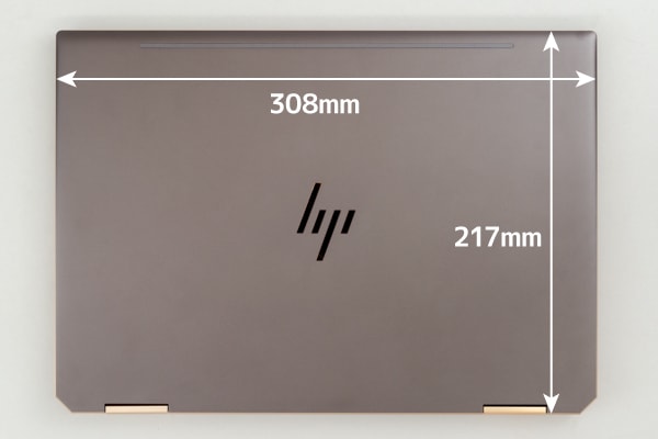 HP Spectre x360 13 本体サイズ