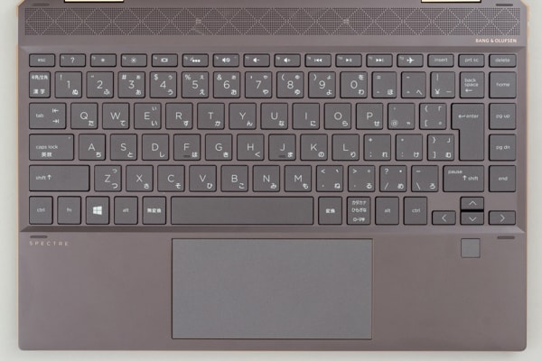 HP Spectre x360 13 キーボード