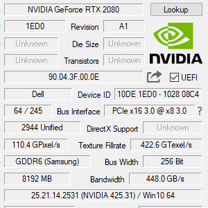 Alienware Area-51m GPU