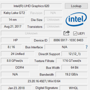 HP ENVY 15 x360 グラフィックス