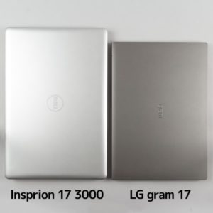 LG gram 17 (17Z990) サイズ比較