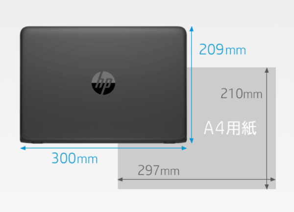 HP Stream 11 Pro G5 サイズ