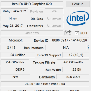 Surface Pro 6 GPU