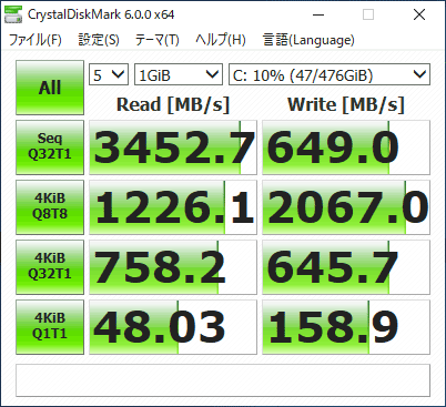 GALLERIA GCR2070RGF-E SSD