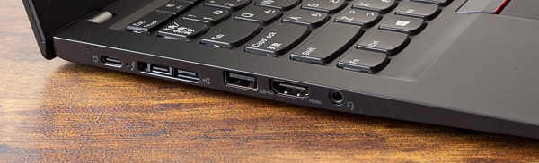 ThinkPad T490s 左側面