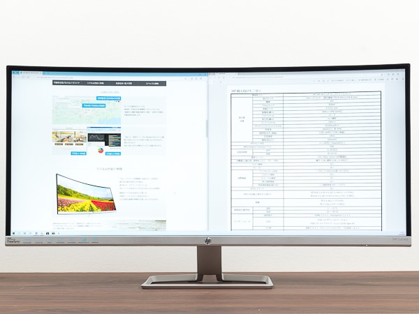 HP 34f カーブドディスプレイ デスクトップ