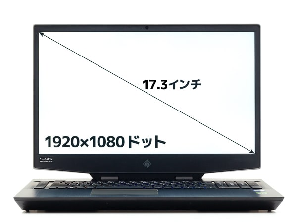 HP OMEN 17 画面サイズ