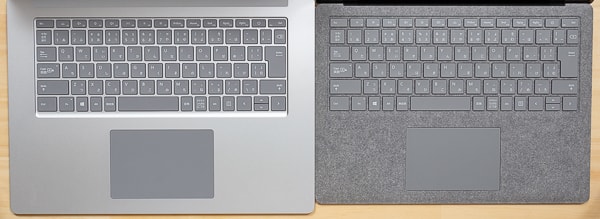 Surface Laptop 3 15インチモデル キーボード