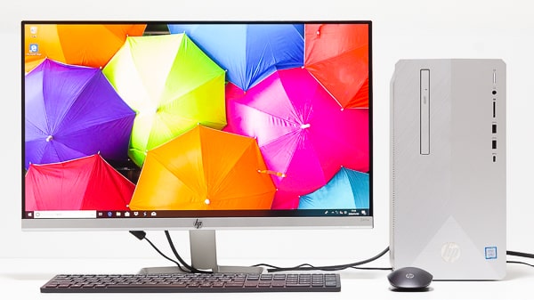 HP Pavilion Desktop 595 設置イメージ