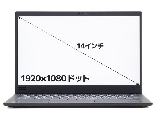 ThinkPad X1 Carbon 2019年モデル 解像度