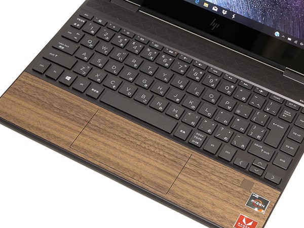 HP ENVY x360 13 Wood Edition パームレスト