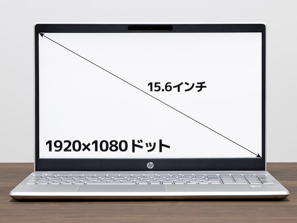 HP Pavilion 15-cs3000 画面サイズ