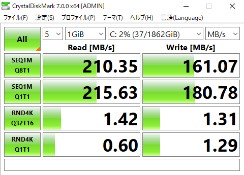 HP Desktop M01 ストレージ