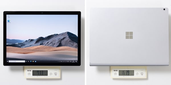 Surface Book 3 重さ