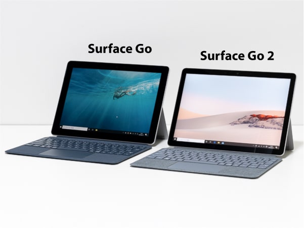 Surface Go 2 比較 デザイン