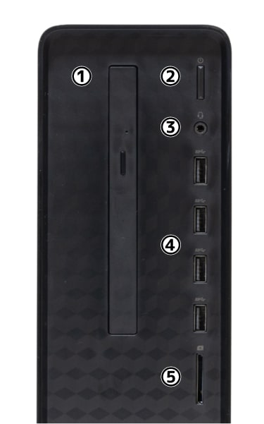 HP Slim Desktop S01 フロント