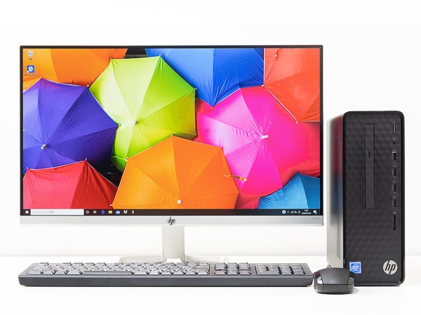 HP Slim Desktop S01 設置イメージ