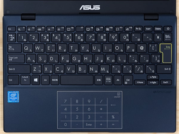 ASUS E210MA キーボード