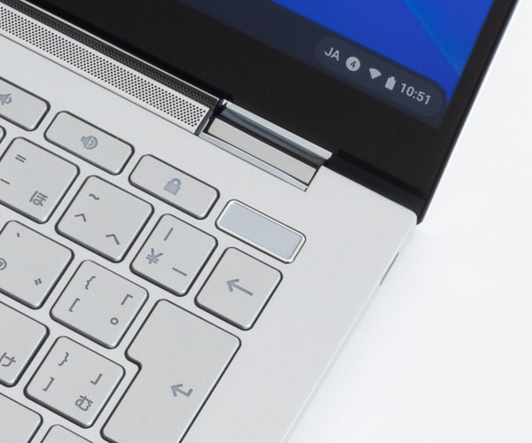 ASUS Chromebook Flip C436FA 指紋センサー