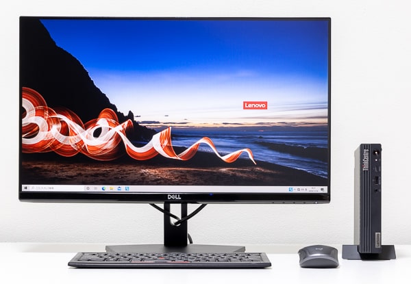 ThinkCentre M75q Gen 2 設置イメージ