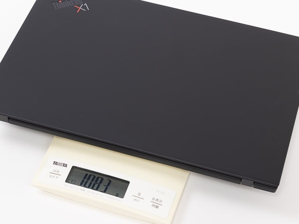 ThinkPad X1 Carbon Gen8　重さ